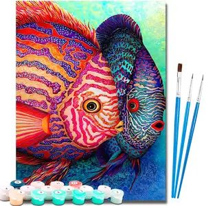 Paint by Numbers Kit for Adults Beginner,Easy Adult Paint by Number Kits on Canvas DIY Painting for Surprise Gift Home Wall Decor 16x20 Inch