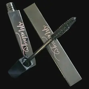 Marleny Silicone Brush Mascara - Makeup Cosmetic with Dual Brushes and Compact Storage Case