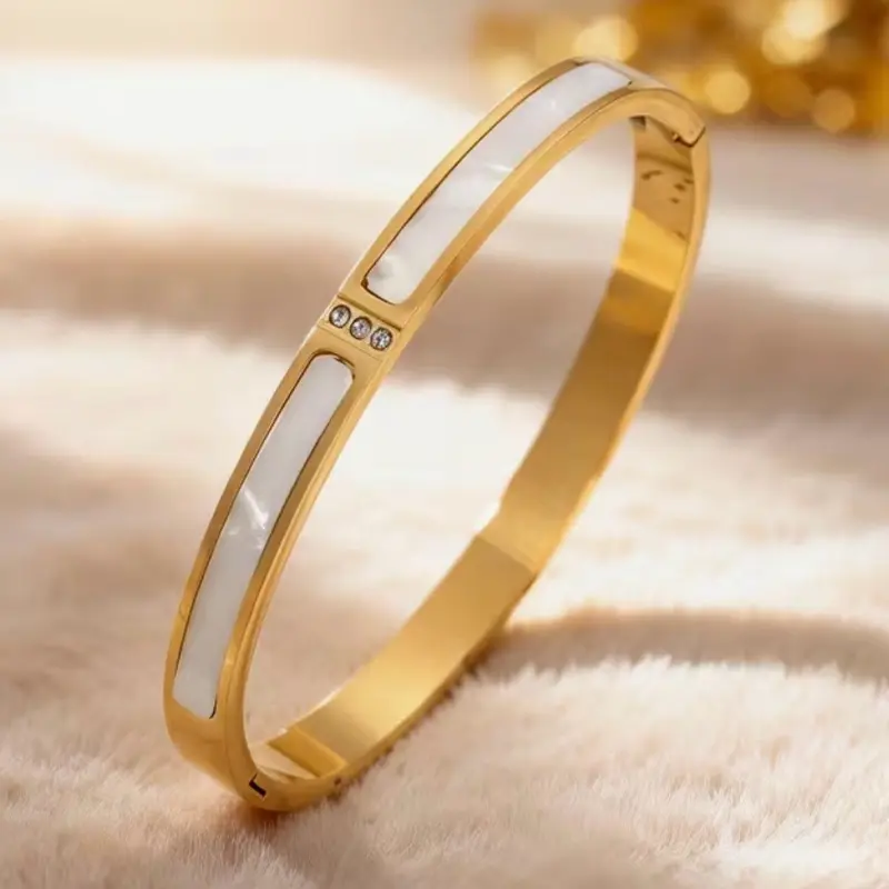 Brazalete de acero inoxidable aleación al azar