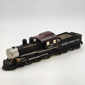 Ezra Brooks Decanter Casey Jones 382 Train Steam Engine & Coal Car 1980 Damage