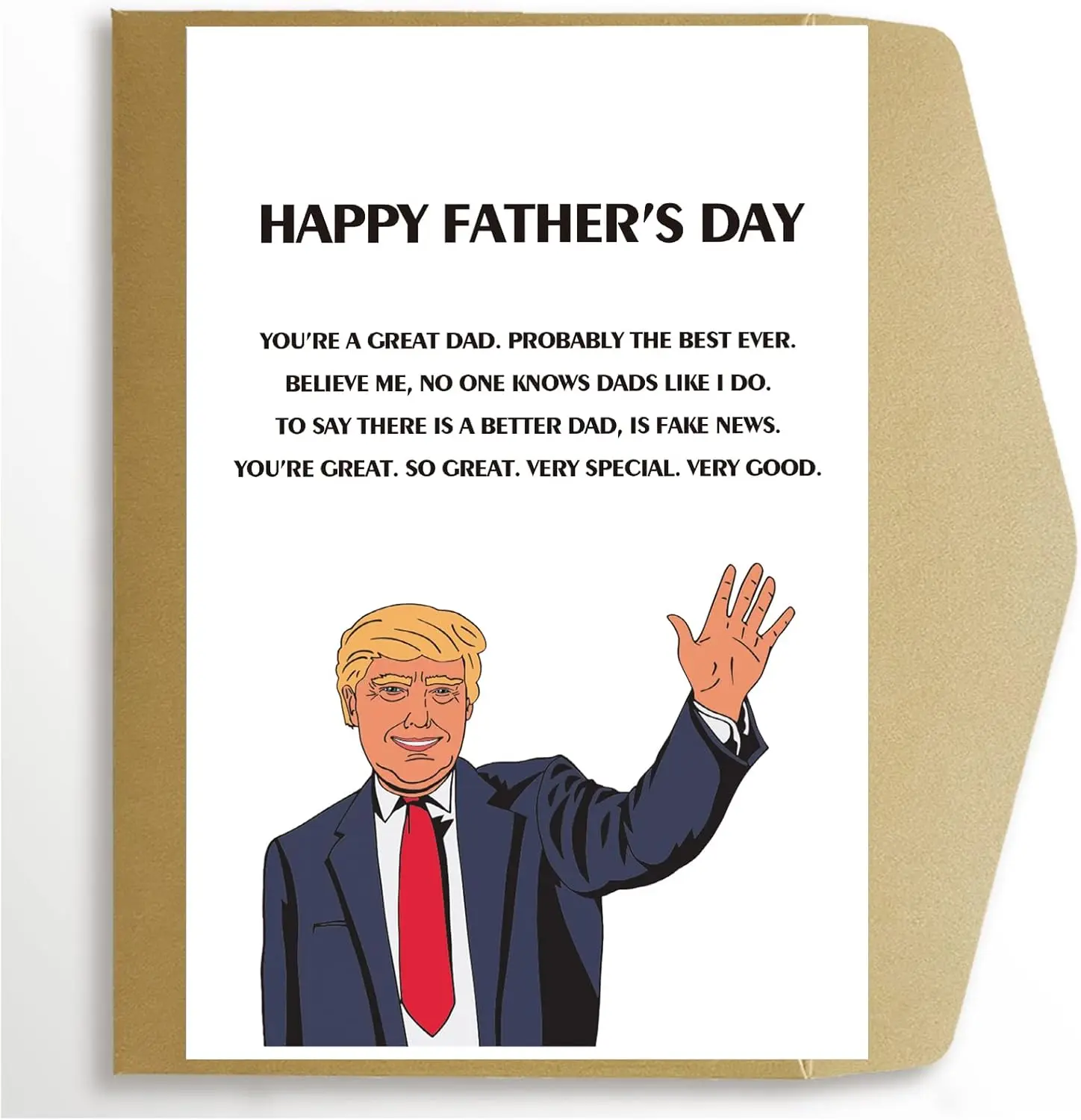 Trump Fathers Day Card, Funny Donald Trump Card for Dad, Hilarious Fathers Day Card, Youre A  Dad