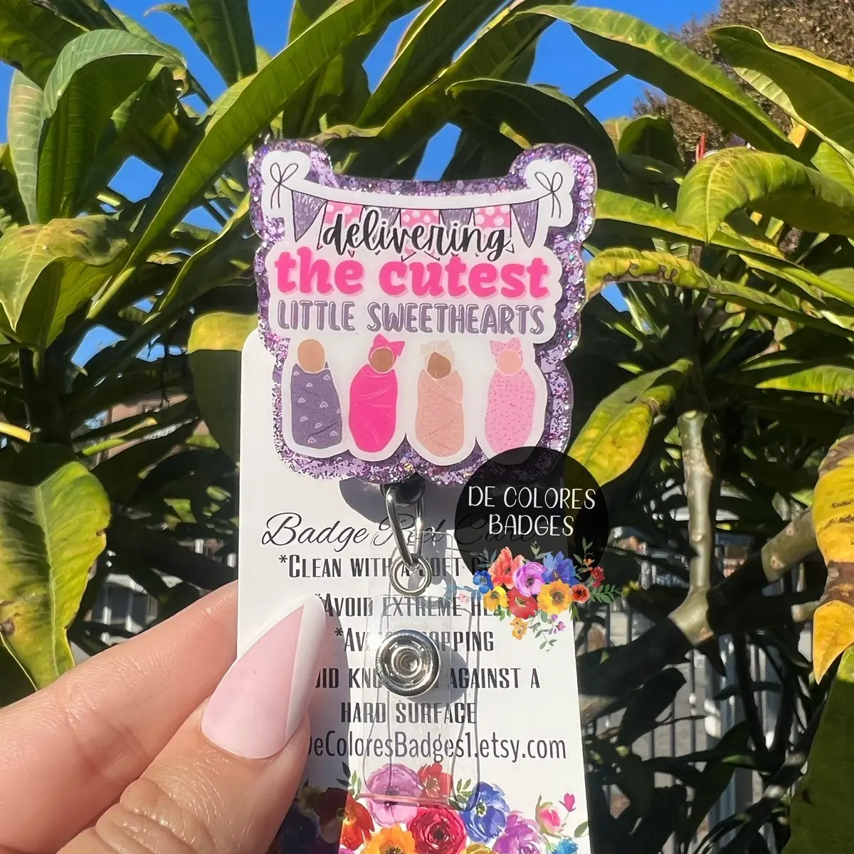 Labor and Delivery Nurse Valentines Badge, L&D Nurse Badge, OB Nurse Tech Badge, Obstetrics Nurse, Funny Nurse Badge, Cute Vday Badge, rn ba