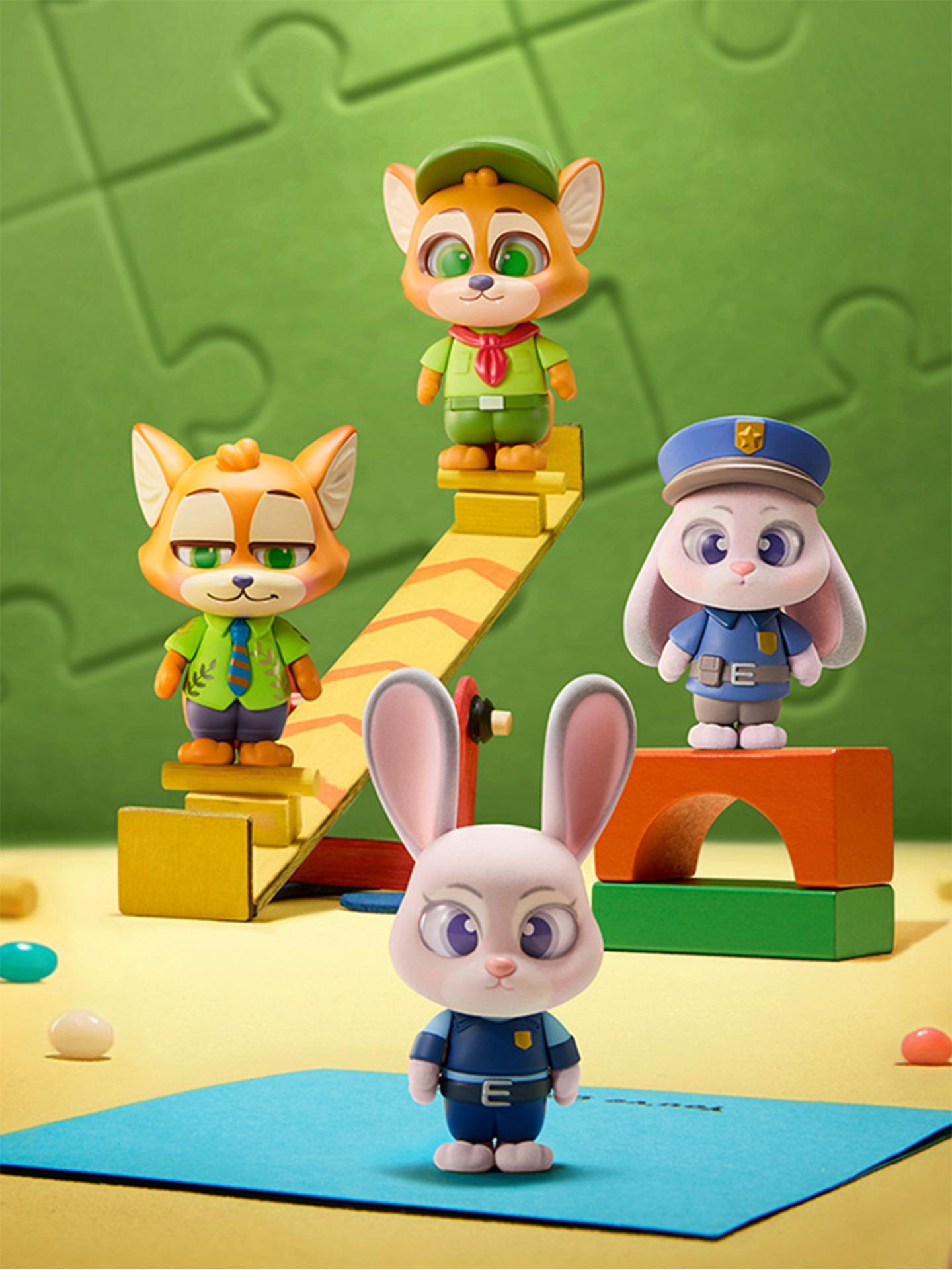 Disney Zootopia Daily Life Dress-up Blind Box Figurines - Birthday Gifts for Boys Girls from Lovers, Anime Peripherals Toy, Surprise Gift For Fans