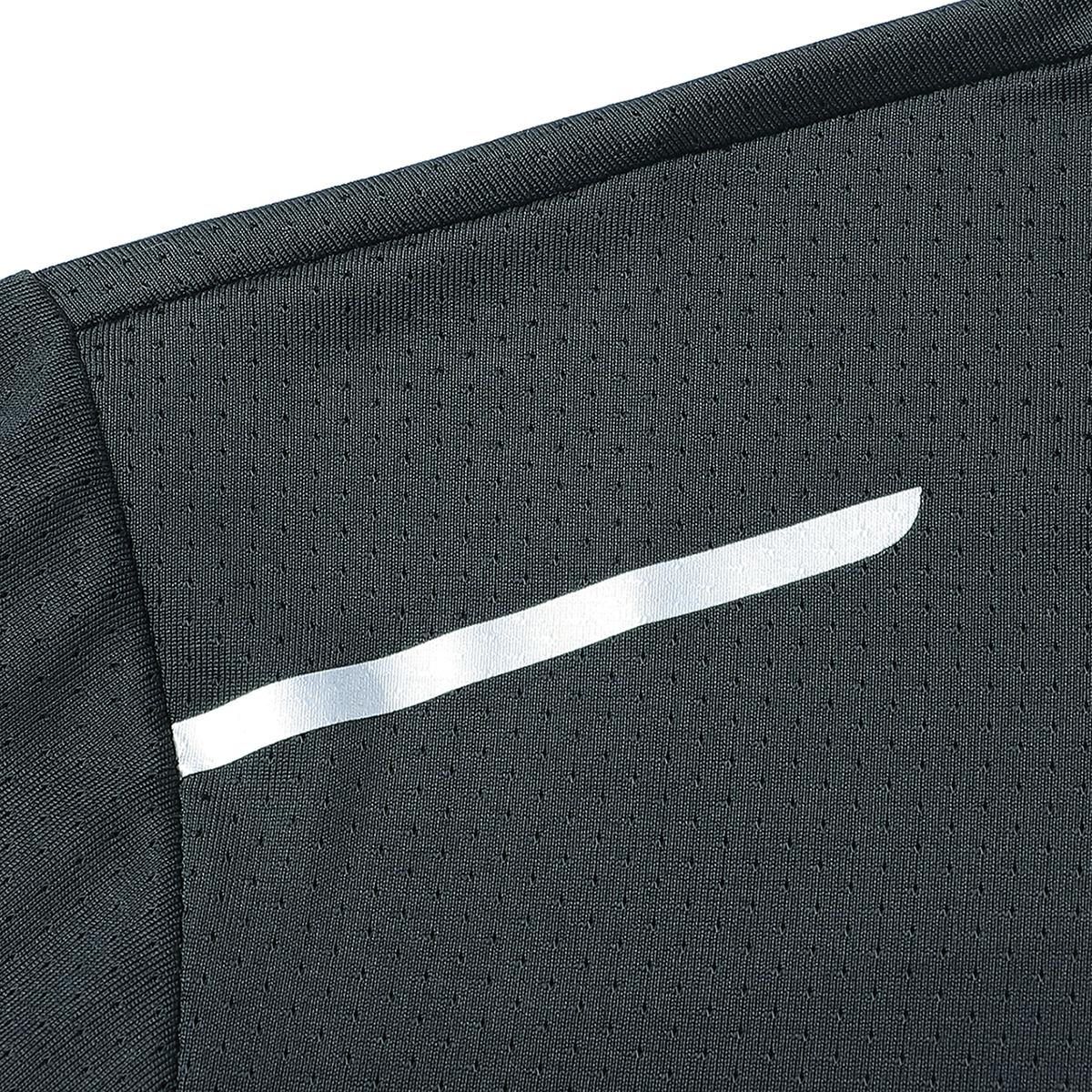 Men's Quick Dry Breathable Summer Athletic T-Shirt, Lightweight Moisture Wicking Crew Neck Short Sleeve Workout Top, Comfortable Elastic Activewear with Reflective Details, Versatile Gym Running Training Hiking & Daily Wear Tee for Men