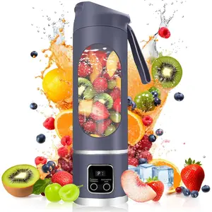 Portable Blender, USB-C Rechargeable, Personal Smoothie Blender for Shakes and Smoothies, Waterproof Mini Blender for Home, Kitchen, Travel, 12 Blades