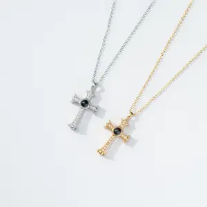 【Father's Day Gift】Projection Cross Necklace for Men and Women (Unisex)