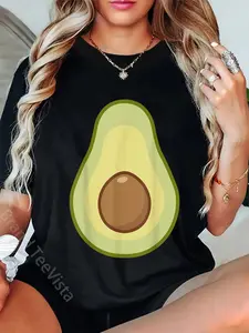 100% Cotton Avocado Costume Shirt - Halloween Vegan T Shirt