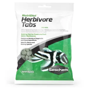 Seachem- NutriDiet- Herbivore Tabs 3.0oz