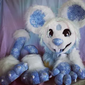 Winter Mouse Fursuit Premade Winter Mouse Fursuit Premade