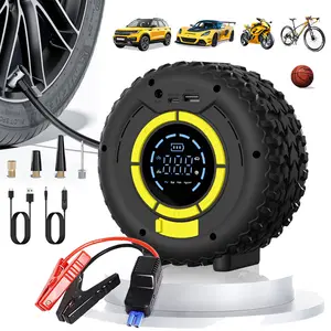 NeoAuto 4000A Portable Car Jump Starter with Air Compressor 150PSI, Jump Start Battery Pack(10.0L) with power bank,flashlight,
