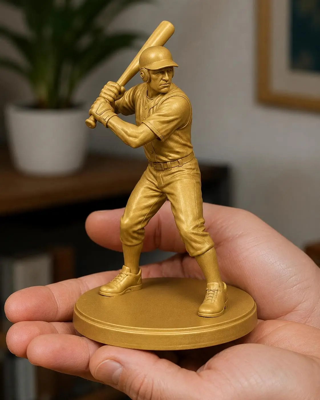 Baseball Batter Statue