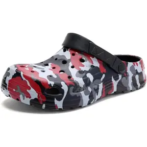 Kids Boys&Girls Black Camouflage Clogs Children's Beach Shoes Classic Marbled Tie Dye Clog Little Kid