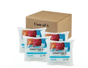 Fairfield Poly-Fil Crafter's Choice Decorative Square Pillow Inserts 18" x 18" Pack of 4 Skin-Friendly Crafting Supplies