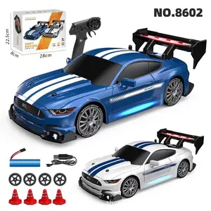1:24 Scale Remote Control Drift Racing Car, High-Speed Drifting, 2.4g Wireless, Speed Limiter, Replaceable Wheels, Battery Included