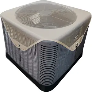 AC Unit Covers Outdoor, Air Conditioner Mesh Cover for Outside Units, Universal fit AC Condenser Cover 28 x 28,  Season Protection