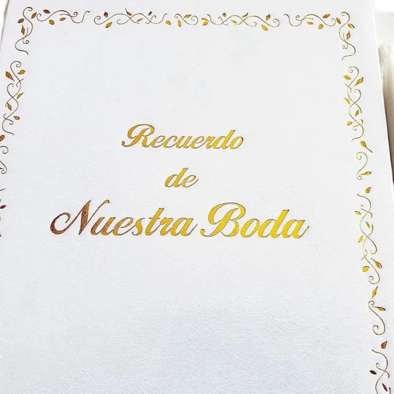 Wedding Guest Book - Memory Journal for Signing, Festive Look Home & Party Supply Accessory with Inclusive Pen for Capturing Memories, Versatile Use