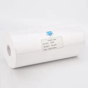 Tear Away Embroidery Stabilizer Backing, 100% Viscose Medium Weight 1.8 oz 12" x 50 Yards Roll for Machine Embroidery, Embroidery Backing for T-Shirts, Cotton Fabrics, Applique, Quilting, Sewing Projects and Embroidery Supplies