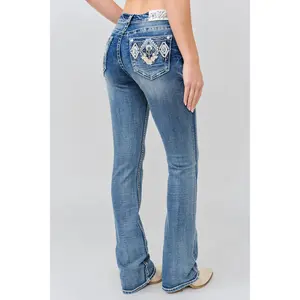 Cactus & Floral Bootcut Jeans