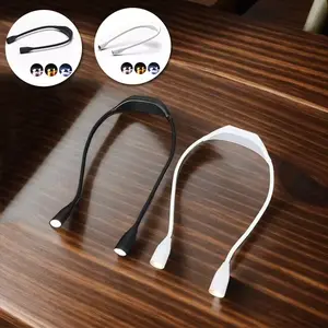 Neck Reading Light, Adjustable Neck, 3 Colors, 3 Brightness Levels, Portable Battery Operated, Flexible USB, Hands Free, Small Compact Booklight LED Lamp