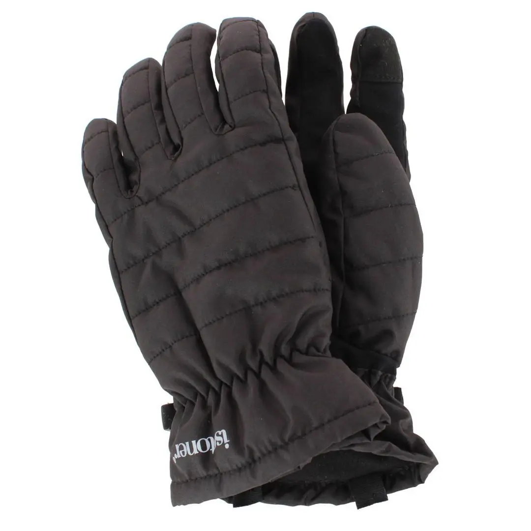 Isotoner Men's Quilted Winter Touch Screen Gloves with Gathered Wrist