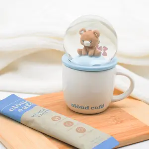 SnowGlow Demitasse Mug - Cozy Bear