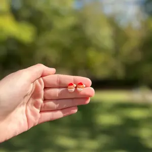 Christmas Clay Earrings Studs