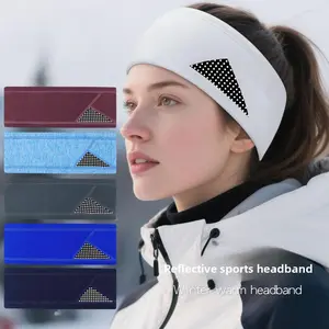Winter Outdoor Warm Sporty Sports Headband - Reflective for Running, Mountaineering, Skiing, Sporty Sports Headbands