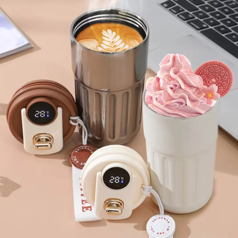 Smart Thermos Bottle LED Temperature Display Coffee Cup 316 Stainless Steel Tumbler Mug Portable Vacuum Flasks Thermoses Does not apply