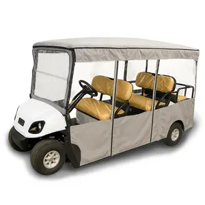 6 Passenger Driving Enclosure Golf Cart Cover fits EZGO 4+2 Bench golf  cart seat golf  accessories