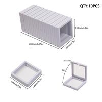 11*11 White  YD001022 10PCS