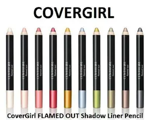 COVERGIRL Flamed Out Eye Shadow Liner Pencil, Eyeliner Lipliner Smooth Makeup Eyeshadow Cosmetic