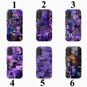 6 Styles Euphoria Phone Case Compatible with iPhone X, 11, 12, 13, 14, 15, 16, 17 & Samsung