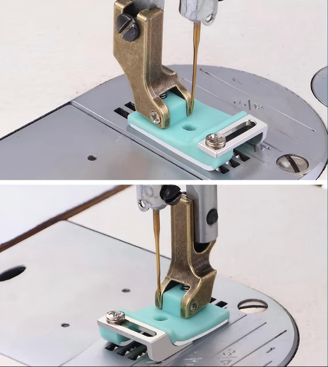 Multi-Use Sewing Presser Foot for lockstitch machine, Edge Binding, Hemming, Webbing Guide, Lace Stitching Sewing Machine Accessory