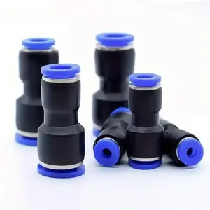 This 80-piece blue PL pneumatic fitting kit is packaged in a bag, adopting quick push-to-connect design for simple installation.It fits tubes in multiple sizes, covering 4/6/8/10/12mm metric and 5/32, 1/4, 5/16, 3/8, 1/2 inch imperial outer diameters.