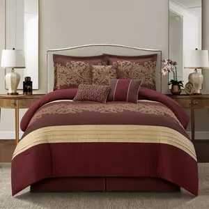 Margret 7 Piece Damask Comforter Set