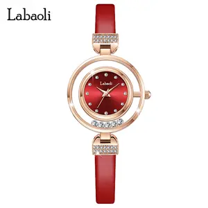 【Labaoli】 Axiom Collection Astral Gyre Women's Watch – Rotating Crystal Bezel, Elegant Jewelry Style, Quartz Dress Watch