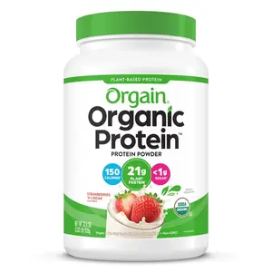 Organic Protein™ Plant Based Protein Powder - Strawberries & Cream