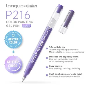 New Blue Fruit Glitter Journal Pen Set, 144 Color Sparkle Pens + 72 Color Burst Fluorescent Markers, High-Quality Student Drawing Tools