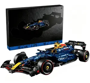 25 inches RB20 Car Building Set for Adults, 1639 pieces, 1:8 scale - Room or Office Decor for Men & Women, Ages 18+ - F1 Gifts for Fans - Authentic Details
