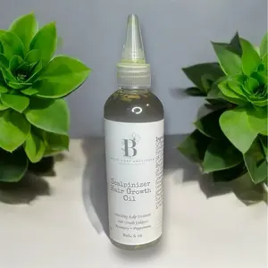 Scalp Stimulator Scalpinizer Hair Growth Oil | Rosemary , Amla Oil, Onion Oil, Fenugreek , Lemongrass 4oz