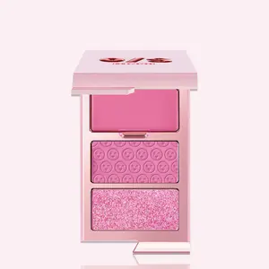 ONE/SIZE Cheek Clapper 3D Blush Trio Palette - Multi-Formula, Pigmented  Blush Trio | Cream, Powder & Blush Highlighter for Ultra-Intense Color & Radiant Cheeks