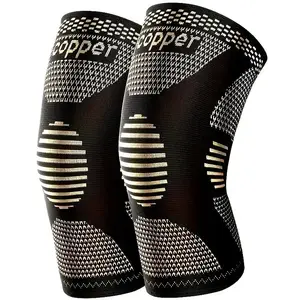 Copper compression patella knee pad, 1 breathable knee pad, used for knee protection in sports, outdoor activities, running, basketball, rock climbing, cycling, and knee padsRAIMENTRY