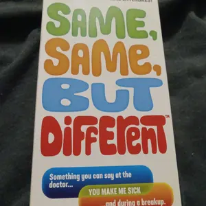 Same Same But Different Card Game - Fun Quirky Phrases for Conversations