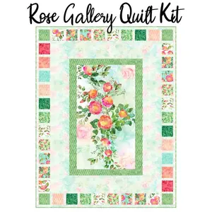 Rose Gallery Quilt Kit with Veranda from Northcott