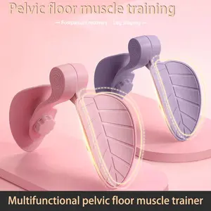 Thigh Trainer Exercise Equipment Multifunctional Smart Thigh Strengthening Workout for Beginners Arm Muscle Trainer Leg Shaping Ergonomic Design Postpartum Recovery Adjustable Settings Compact Portable Healthcare Pelvic Floor Exercise Device