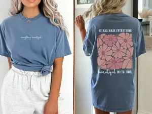 Christian Shirt, Christian Shirts, Bible Verse Shirts, Christian Gifts for Women, He Has Made Everything Beautiful Shirt
