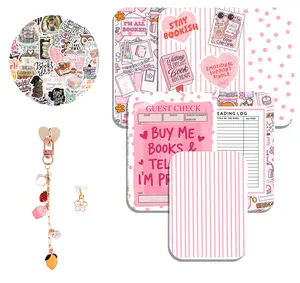 Kindle Accessory Bundle with 6 Inserts, 1 Charm, 1 Dust Plug & 20 Stickers