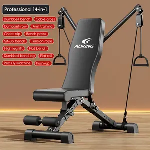Adjustable Folding Fitness Stool - Black Ergonomic Dumbbell Stool
