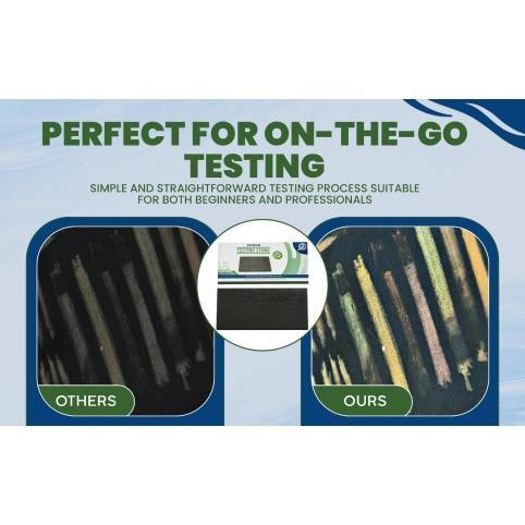 JSP Gold Silver Test Acid Tester Kit 10k 14k .999 .925 Sterling Testing Stone Detect Bundle with 5 Pieces for Jewelry Scrap Value Authentication