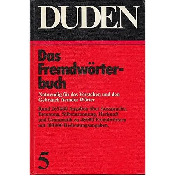 USED-Duden Fremdworterbuch (German Edition) by Unknown (Hardcover)